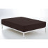 Fitted bottom sheet Alexandra House Living Brown Chocolate 200 x 200 cm