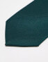 ASOS DESIGN tie in dark green