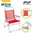 Folding Chair Aktive Menorca Red 48 x 88 x 50 cm (4 Units)