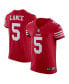 Men's Trey Lance Scarlet San Francisco 49ers Vapor Elite Jersey