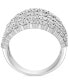 ფოტო #3 პროდუქტის EFFY® Diamond Multirow Ring (1-3/8 ct. t.w.) in 14k White Gold
