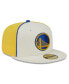 Фото #3 товара Men's Cream Golden State Warriors Piped Pop Panel 59FIFTY Fitted Hat