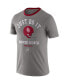 Фото #3 товара Men's Heathered Gray Oklahoma Sooners Vault Helmet Team Tri-Blend T-shirt