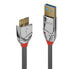 Фото #11 товара Lindy 1m USB 3.0 Type A to Micro-B Cable - Cromo Line - 1 m - USB A - Micro-USB B - USB 3.2 Gen 1 (3.1 Gen 1) - 5000 Mbit/s - Grey