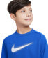 Фото #3 товара Футболка для малышей Nike Big Boys Dri-FIT Мульти+ с логотипом_Training