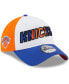 Men's White, Blue New York Knicks Back Half 9TWENTY Adjustable Hat