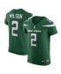 Фото #1 товара Men's Zach Wilson Gotham Green New York Jets Vapor Elite Jersey