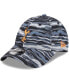 Men's Black Tottenham Hotspur Wave All Over Print 9FORTY Adjustable Hat