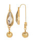 ფოტო #1 პროდუქტის Women's Teardrop Front Back Earrings