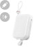 Фото #1 товара Powerbank z podstawką kabel USB-C i Iphone Lightning Cutie Series 10000mAh 22.5W biały