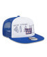Фото #4 товара Men's White, Royal New York Giants Banger 9FIFTY Trucker Snapback Hat