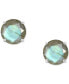 Фото #5 товара Серьги Macy's Labradorite Stud