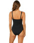 Фото #3 товара SEA LEVEL SWIM 292806 Square Neck One-Piece Swimsuit Essentials Black Size 4