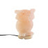 Фото #1 товара Настольная лампа DKD Home Decor Розовый Соль древесина акации 15 W 220 V 14 x 14 x 18 cm