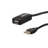 Фото #1 товара E&P CC 508/10 - 10 m - USB A - USB A - USB 2.0 - Male/Female - Black