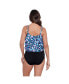 ფოტო #4 პროდუქტის Women's ShapeSolver Triple Tier Fauxkini One-Piece Swimsuit