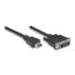 Фото #7 товара Techly ICOC-HDMI-D-010 - 1 m - DVI-D - Male - Male - Gold - 1920 x 1080 pixels