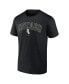ფოტო #3 პროდუქტის Men's Black, Heather Gray Chicago White Sox Arch T-shirt and Shorts Combo Set