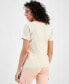 ფოტო #2 პროდუქტის Women's Fuji Embellished Short-Sleeve Cotton T-Shirt