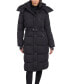 ფოტო #1 პროდუქტის Women's Belted Hooded Puffer Coat