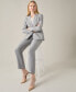 Women's Herringbone One-Button Long-Sleeve Blazer