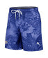 Men's Royal Los Angeles Rams Santiago Palms Board Shorts