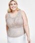 ფოტო #5 პროდუქტის Women's Sleeveless Open-Stitch Sweater, XS-4X, Created for Macy's