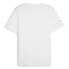 Puma Bmw Mms Jacquard Logo Crew Neck Short Sleeve T-Shirt Mens White Casual Tops