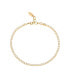 Фото #1 товара 18K Gold Plated Simple and Dainty Cubic Zirconia Anklet