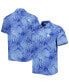 Фото #1 товара Men's Royal Los Angeles Dodgers Bahama Coast Luminescent Fronds IslandZone Button-Up Camp Shirt