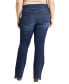 Фото #2 товара Plus Size Paley Mid Rise Bootcut Pull-On Jeans