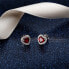 Silver stud earrings Hearts Tesori SAIW135