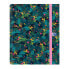OXFORD HAMELIN Binder 4 Rings With Replacement And Rubber Oxford Blossom Collection A4+ Extra -Launch Cover With Replacement 100 Sheets 5X5 Design