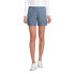 Фото #7 товара Women's Mid Rise Elastic Waist Pull On 7" Chino Shorts