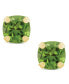 ფოტო #5 პროდუქტის Gemstone Stud Earrings in 10k Yellow Gold