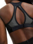 Фото #3 товара Nike Training Swoosh Dri-FIT high support sports bra in black