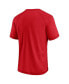 Фото #4 товара Men's Red Wisconsin Badgers Arch Outline Raglan T-shirt