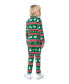 ფოტო #2 პროდუქტის Little Boys Festive Christmas Party Outfit Including Blazer, Pants and Tie Suit Set