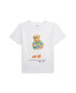 ფოტო #1 პროდუქტის Toddler and Little Boys Polo Bear Cotton Jersey T-shirt
