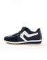 Levi's Stryder trainer in navy suede mix with logo