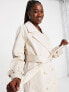 Фото #3 товара Forever New belted trench coat in stone