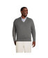 Фото #1 товара Big & Tall Classic Fit Fine Gauge Supima Cotton V-neck Sweater