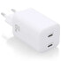 AISENS ASCH-65W2P039-W USB-A and USB-C wall charger