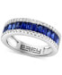 ფოტო #1 პროდუქტის EFFY® Sapphire (1-5/8 ct. t.w.) & Diamond (1/4 ct. t.w.) Ring in 14k White Gold