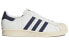 Фото #3 товара adidas originals Superstar 80S 舒适耐磨休闲板鞋 男女同款 白蓝色 / Кроссовки Adidas originals Superstar 80S BZ0145