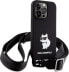 Karl Lagerfeld Karl Lagerfeld KLHCP15LSCBSCNK iPhone 15 Pro 6.1" hardcase czarny/black Crossbody Silicone Choupette