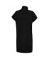 Women's Black Cleveland Guardians Emily Quarter-Zip Sneaker Dress