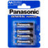 Фото #1 товара Одноразовая батарейка Panasonic R6 1.5 V - 4 шт. - Цилиндрическая