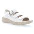 Фото #3 товара Propet Breezy Walker Sling Back Strappy Womens White Casual Sandals WSO063L-105