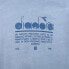Diadora Manifesto Palette Logo Crew Neck Short Sleeve T-Shirt Mens Blue Casual T
